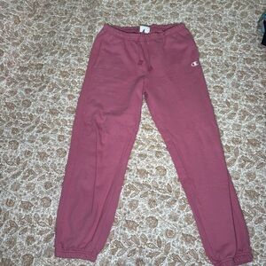 Champion Pink Joggers Elastic Cuffed Cozy Fit